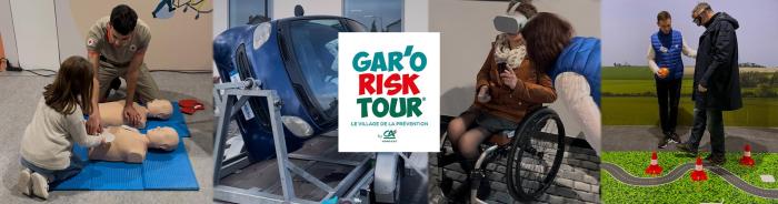  Le Gar’o Risk Tour, village de la prévention du Crédit Agricole du Nord Est, sera à Montmirail les  et  septembre   