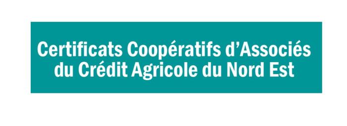  certificats coopératifs credit agricole du nord est